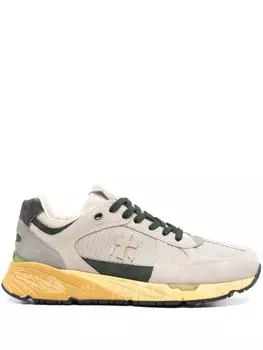 Premiata кроссовки с панельным дизайном, серый