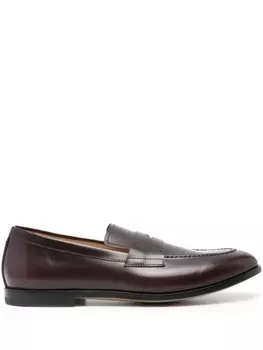 Premiata лоферы с миндалевидным носком, красный