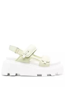 Premiata сандалии на массивной подошве, зеленый