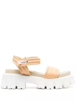 Premiata сандалии на платформе, нейтральный цвет