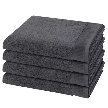 Premium 4 X Набор полотенец Mve im Set, 50x1x100 см, темно-серый