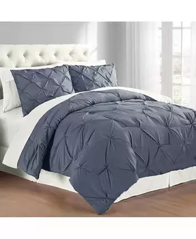 Премиум-коллекция, полная/королевская защипка, 3 предмета. Комплект одеял Cathay Home Inc., серый