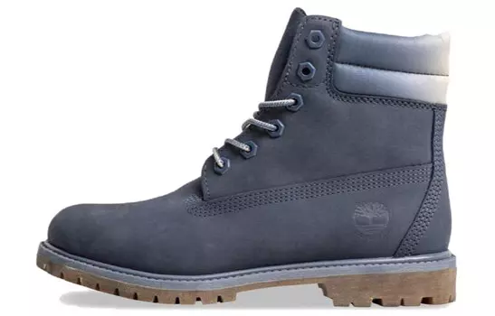 ПРЕМИУМ Коллекция Уличные Ботинки Женские Темно-Синие Timberland