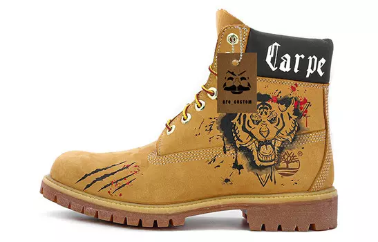 ПРЕМИУМ Коллекция Уличные Ботинки Женские Желтые Timberland