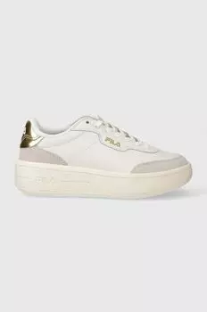 ПРЕМИУМ кожаные кроссовки Fila, белый
