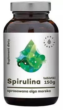 Препарат для очищения организма Aura Herbals Spirulina, 1 op.