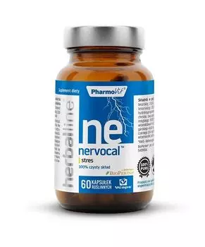 Препарат, который успокаивает и облегчает засыпание Pharmovit Nervocal Stres, 60 шт
