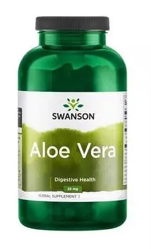 Препарат, поддерживающий пищеварение Swanson Aloe Vera, 100 шт