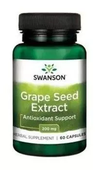 Препарат, поддерживающий систему кровообращения Swanson Grapeseed Extract, 60 шт