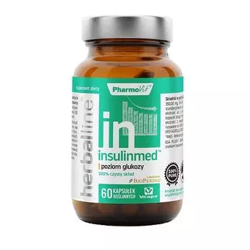 Препарат, регулирующий уровень сахара в крови Pharmovit Insulinmed Poziom Cukru, 60 шт
