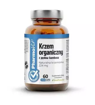 Препарат укрепление сухожилий Pharmovit Krzem Organiczny z Pdw Bambusa Kapsuki, 60 шт