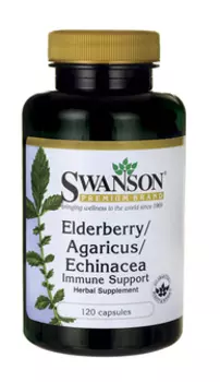 Препарат, укрепляющий иммунитет Swanson Czarny Bez, 120 шт