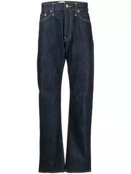 PRESIDENT'S прямые джинсы с заниженной талией, синий