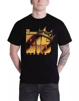 Пресловутая футболка Biggie Smalls, черный