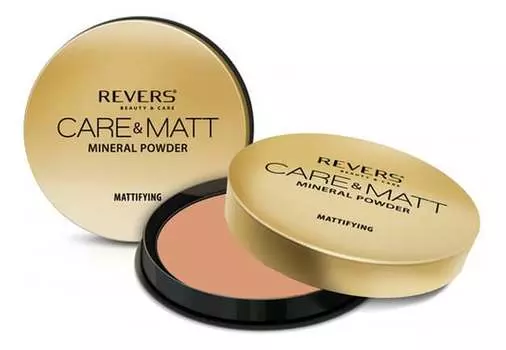 Прессованная пудра 02, 8 г Revers, Care & Matt