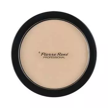 Прессованная пудра, 02 Basic, 8 г Pierre Rene, Professional Compact Powder SPF25