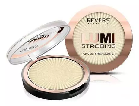 Прессованная пудра 2 Зефира, 8 г Revers, Lumi Strobing Powder Highliter