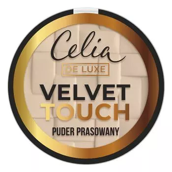 Прессованная пудра для лица 102 Celia Velvet Touch, 9 гр