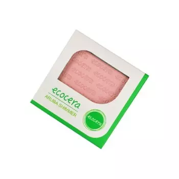 Прессованная пудра Ecocera с сияющим эффектом Aruba 10г