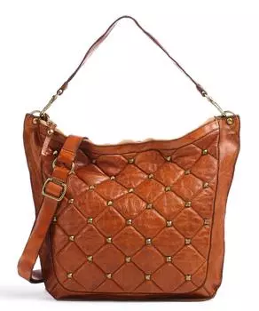 Престижная сумка-ведро из мелкозернистой яловой кожи. Campomaggi, коричневый