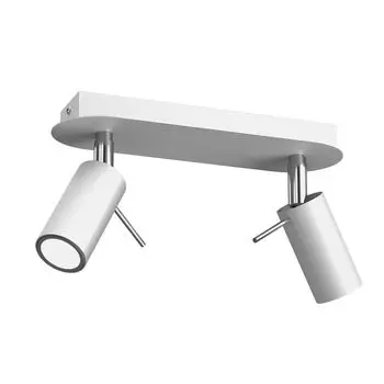 Preston Белый/Хром 2X Mini Gu10 Потолочный светильник Потолочный светильник Потолочные светильники Milagro, черный