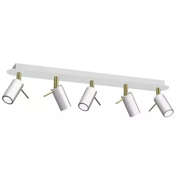 Preston Gold/White 5X Mini Gu10 Потолочный светильник Потолочный светильник Потолочные светильники Milagro