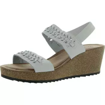 Pretreat женские сандалии из искусственной замши с мягкой стелькой и пяткой White Mountain, цвет white leather