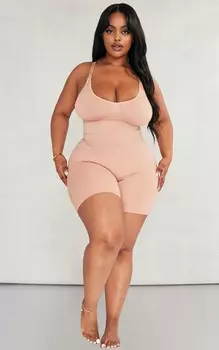 PrettyLittleThing Комбинезон Plus Stone Shapewear