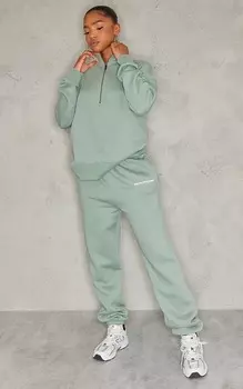 PrettyLittleThing Морские джоггеры с принтом и манжетами