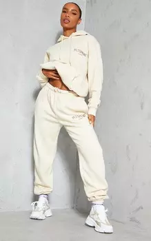 PrettyLittleThing Овсяные спортивные джоггеры