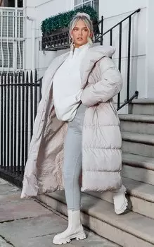 PrettyLittleThing Серые леггинсы с поддержкой живота для беременных