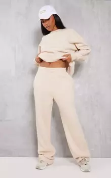PrettyLittleThing Широкие джоггеры с гофрированной талией и швом спереди