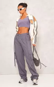 PrettyLittleThing Темно-серые легкие грузовые автомобили с низкой посадкой