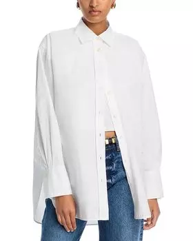 Преувеличенная оверсайт рубашка FRAME, белый