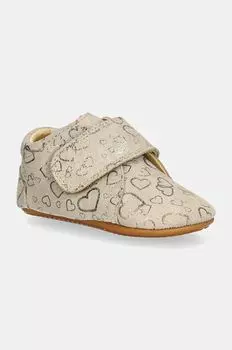 PREWALKERS SHINE детские замшевые туфли Froddo, бежевый