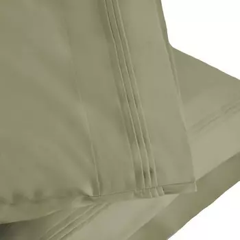 Превосходный комплект однотонных наволочек из дышащего египетского хлопка плотностью 1000 нитей Superior, цвет Sage
