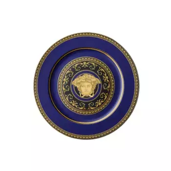 Презентационная тарелка Ikarus Medusa Versace, синий