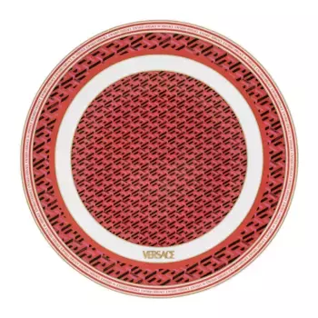 Презентационная тарелка La Greca Signature Versace, красный
