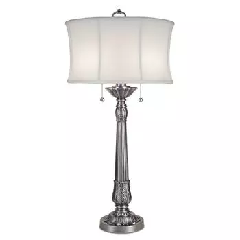 Президентская лампа с абажуром цвета слоновой кости. Elstead Lighting