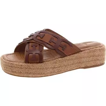 Pria женские плетеные кожаные эспадрильи Sam Edelman, цвет cognac/maple leather