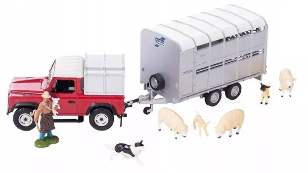 Прицеп для животных Land Rover 1:32 Britains 43138