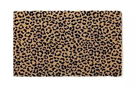 Придверный коврик из кокосового волокна Generic, бежевый/черный