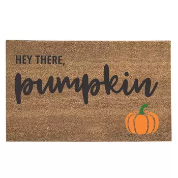 Придверный коврик с тыквой Binkne, коричневый
