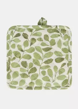Прихватка из чистого органического хлопка с листвой Croff, зеленый