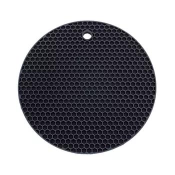 Прихватка круглая LotusGrill, антрацитовый серый