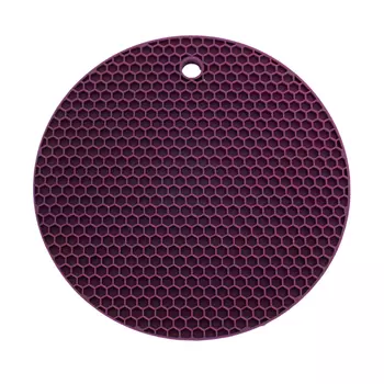 Прихватка круглая LotusGrill, сливово-фиолетовый