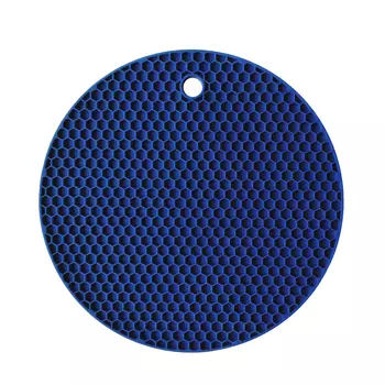 Прихватка круглая LotusGrill, темно-синий