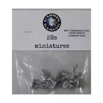 Приказ BCM «День Д» с беретами - командная группа из 4 человек, WWII Miniatures - British - Commandos - Infantry (28mm)