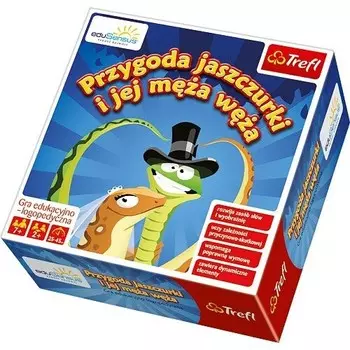 Приключение ящерицы и ее мужа-змеи, развивающая игра, Клубы Trefl