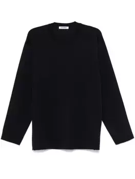 Прикрепленный шерстяной свитер Attachment, синий